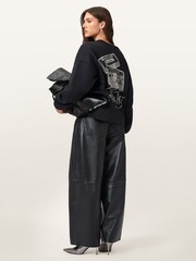 AllSaints Black Reel Lila Sweatshirt - Image 5 of 9