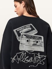 AllSaints Black Reel Lila Sweatshirt - Image 7 of 9