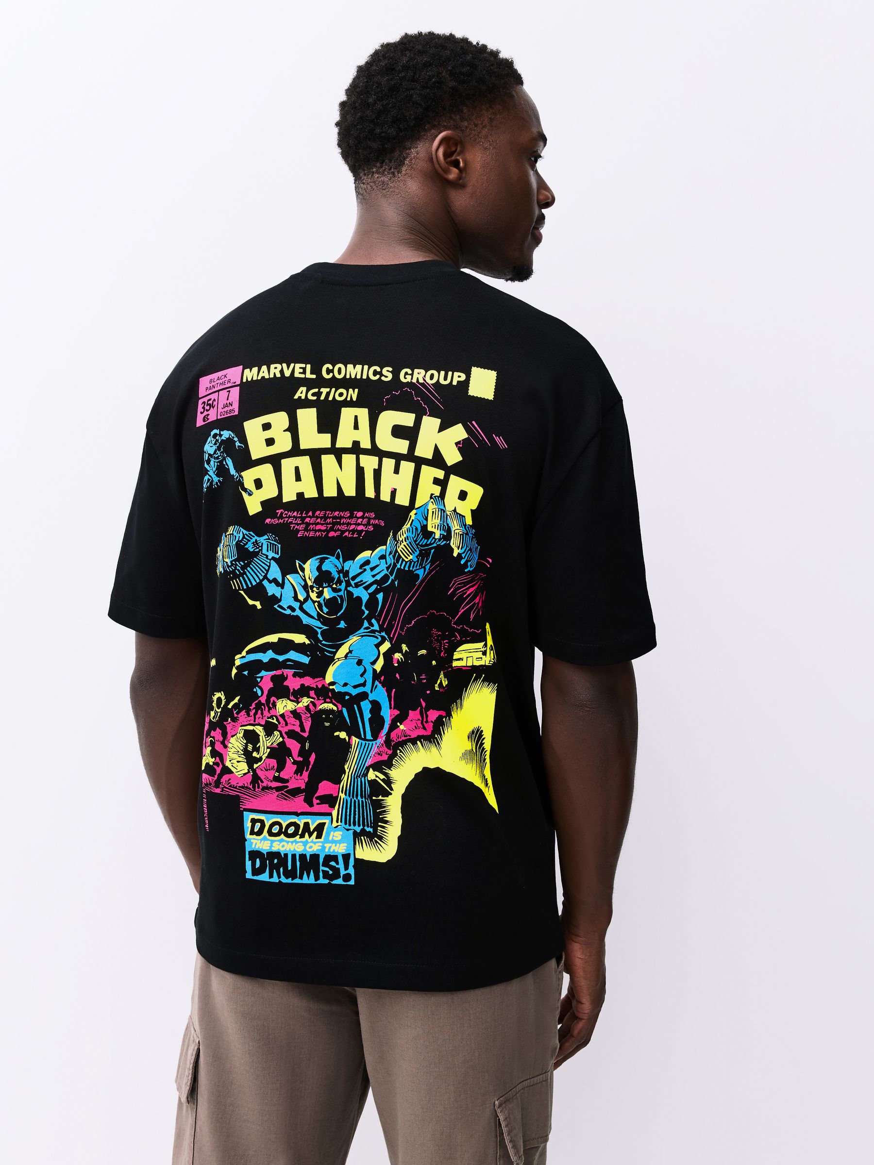 Buy Black Panther Black Panther Graphic T-Shirt from Next Israel