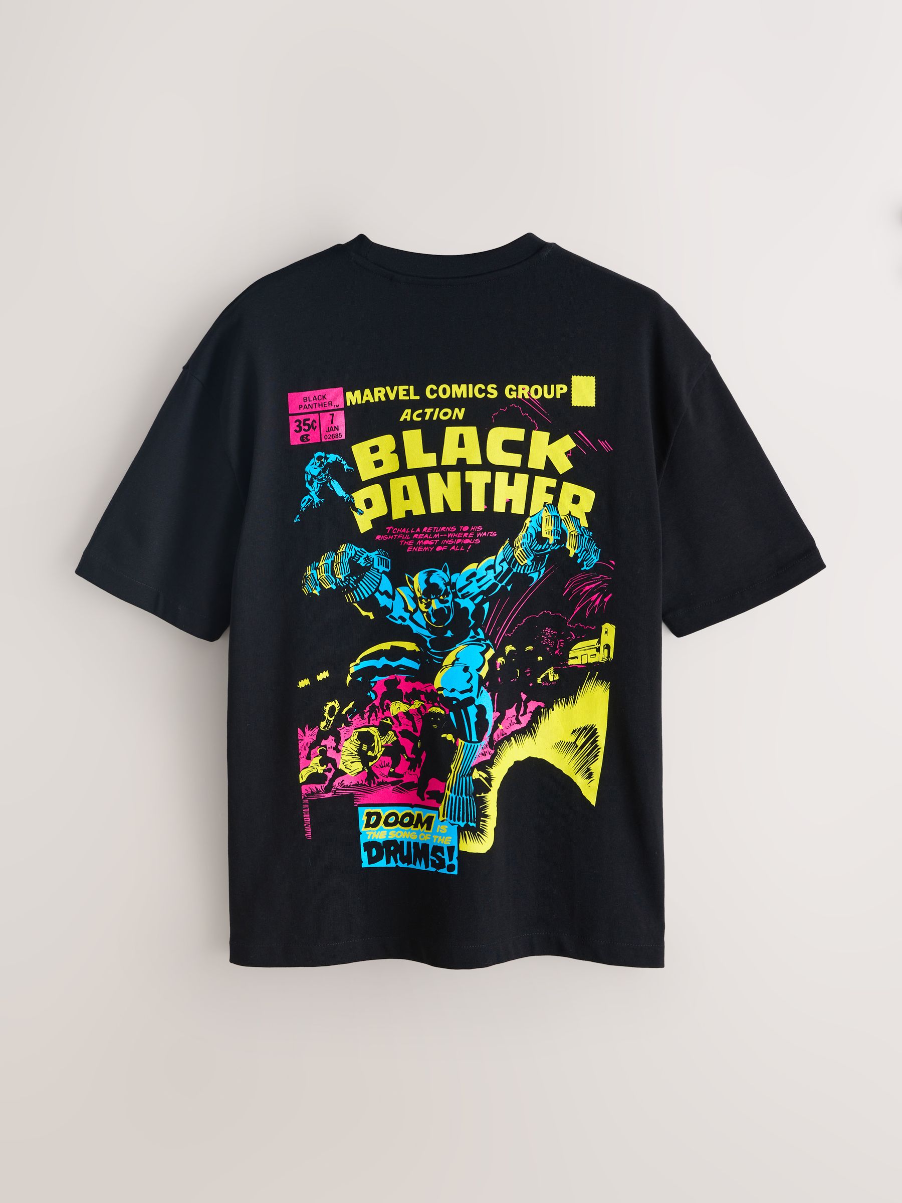 Buy Black Panther Black Panther Graphic T-Shirt from Next Romania
