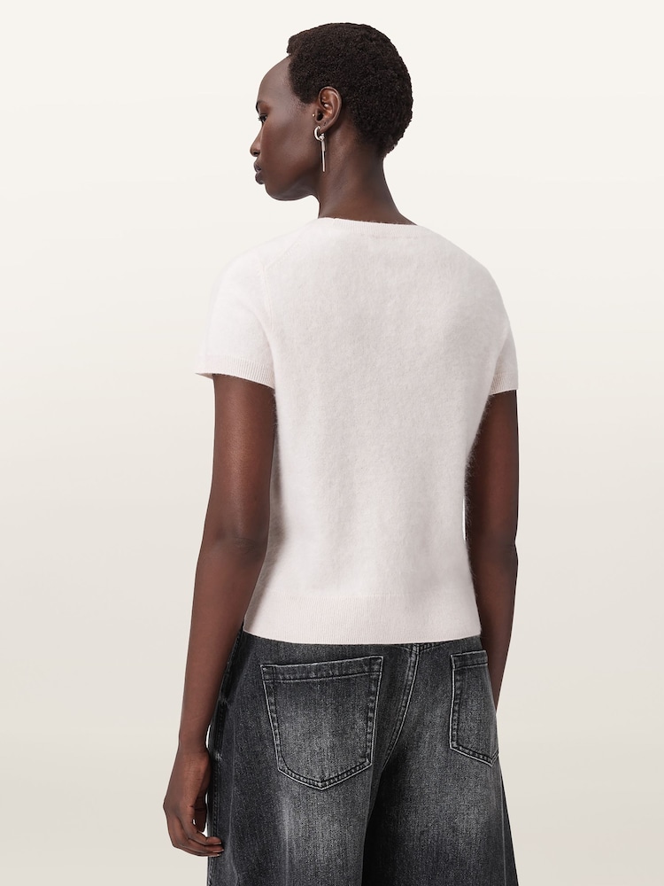 AllSaints Pink Rebel T-Shirt - Image 2 of 7