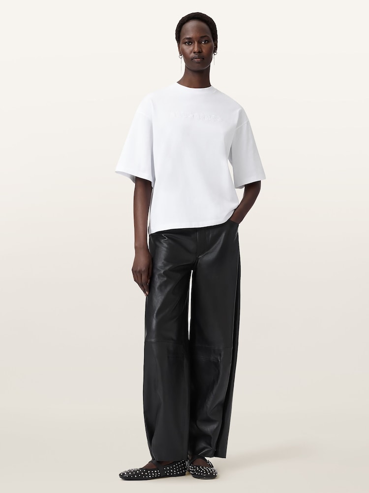 AllSaints White Vision Amelie T-Shirt - Image 2 of 7