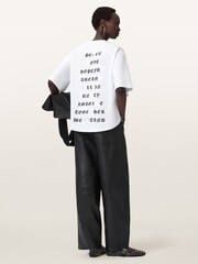AllSaints White Vision Amelie T-Shirt - Image 5 of 7
