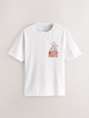 White Yellowstone Graphic Print T-Shirt - Image 6 of 8