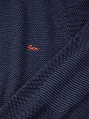 Aubin Blue Bonby Zip Neck Jumper - Image 7 of 7