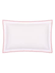 Designers Guild Coral Pink Astor 400 Thread Count Duvet Cover and Pillowcase Set - Image 4 of 4