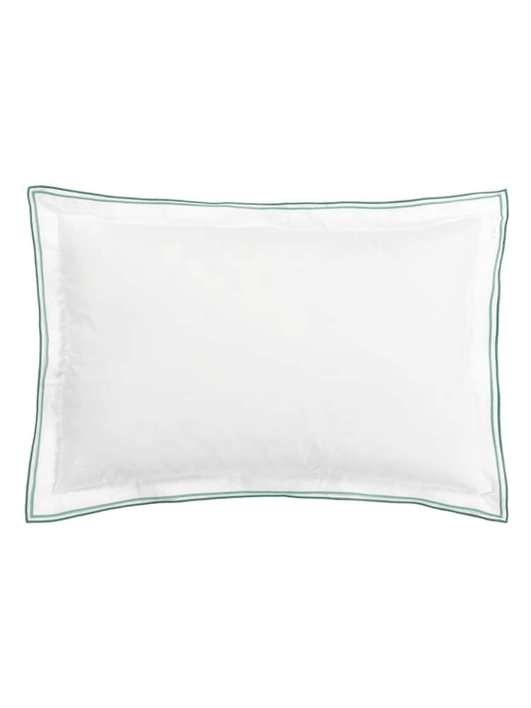 Designers Guild Set of 2 Porcelain Green Astor 400 Thread Count Pillowcases - Image 3 of 3 Designers Guild Set of 2 Porcelain Green Astor 400 Thread Count Pillowcases - Image 3 of 3