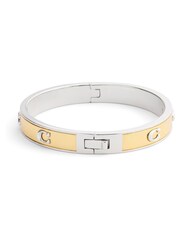 COACH Gold Tone Signature C Bangle Bracelet - Image 1 of 5