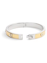 COACH Gold Tone Signature C Bangle Bracelet - Image 2 of 5