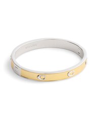 COACH Gold Tone Signature C Bangle Bracelet - Image 4 of 5