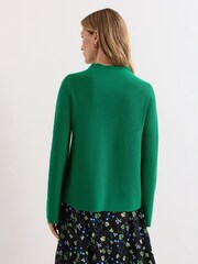 Phase Eight Green Julia Peplum Knit Jumper - Image 2 of 8