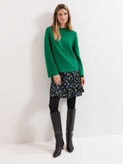 Phase Eight Green Julia Peplum Knit Jumper - Image 3 of 8
