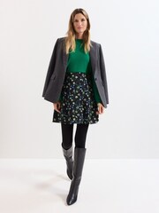 Phase Eight Green Julia Peplum Knit Jumper - Image 7 of 8