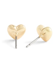 COACH Gold Signature C Heart Stud Earrings - Image 3 of 3