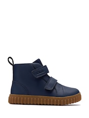 Clarks Blue Cove Sky Toddler Boots - Image 1 of 6