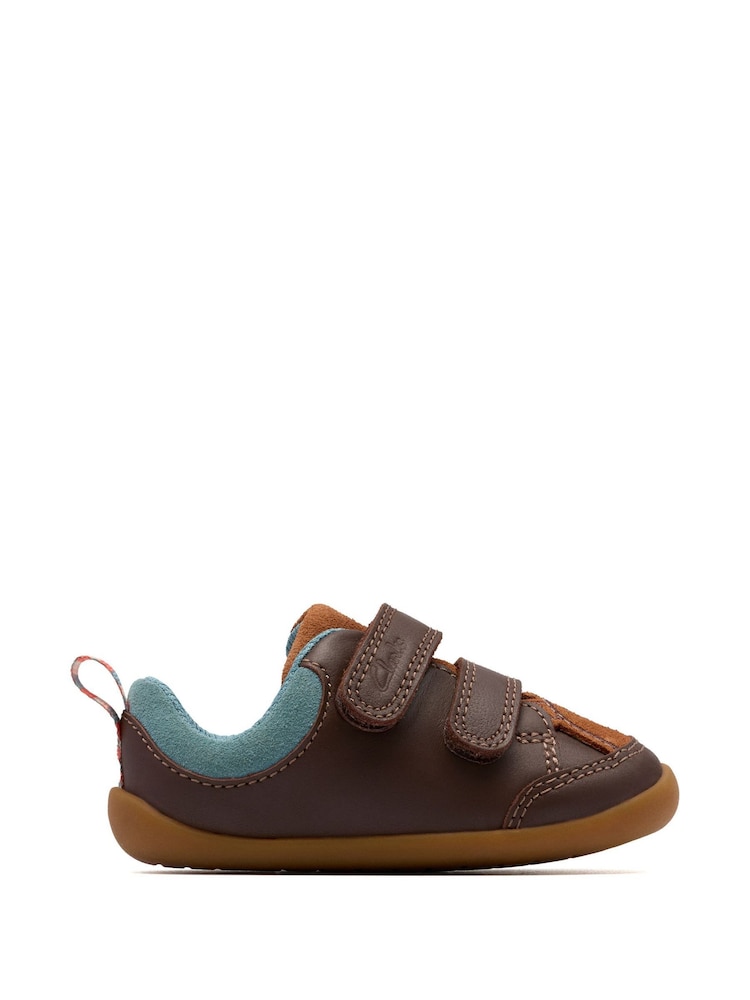Clarks Brown Pre Walker Eden Toddler Shoes - Image 1 of 6
