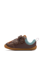 Clarks Brown Pre Walker Eden Toddler Shoes - Image 2 of 6