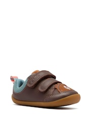 Clarks Brown Pre Walker Eden Toddler Shoes - Image 3 of 6