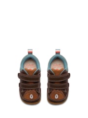 Clarks Brown Pre Walker Eden Toddler Shoes - Image 4 of 6