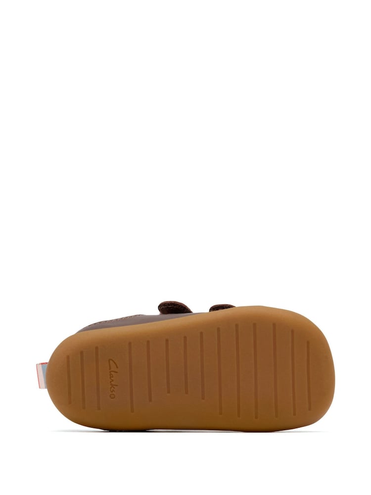 Clarks Brown Pre Walker Eden Toddler Shoes - Image 6 of 6