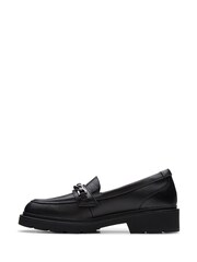 Clarks Black Eris Edge Youth Shoes - Image 2 of 6
