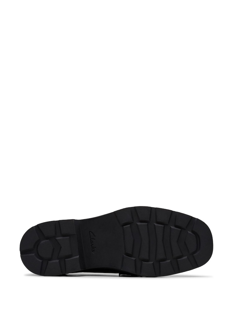 Clarks Black Eris Edge Youth Shoes - Image 6 of 6