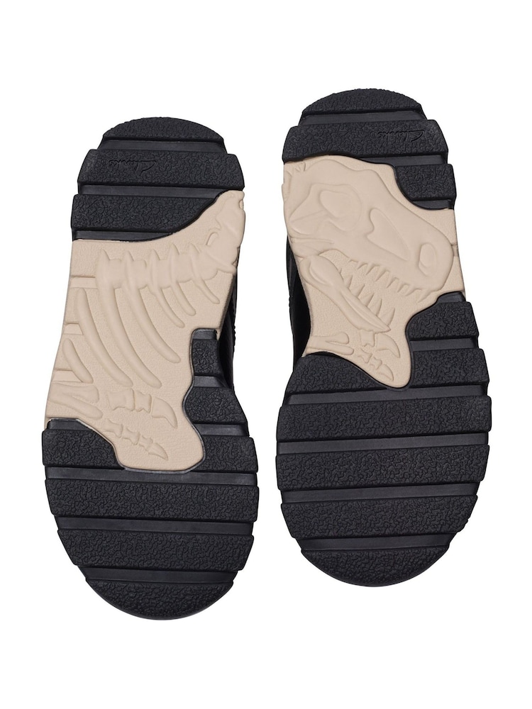 Clarks Black Steggy2 Glow Kids Boots - Image 8 of 8