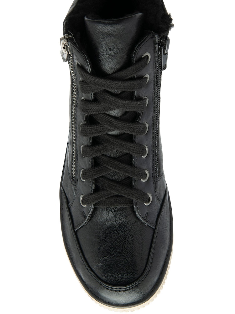 Lotus Black Casual Ankle Boots - Image 4 of 4 Lotus Black Casual Ankle Boots - Image 4 of 4