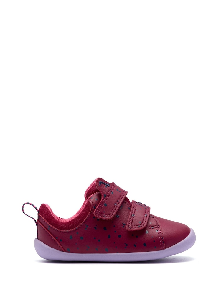 Clarks Red Pre Walker Wish Toddler Shoes - Image 1 of 6