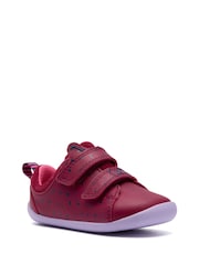 Clarks Red Pre Walker Wish Toddler Shoes - Image 3 of 6