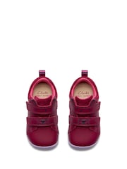Clarks Red Pre Walker Wish Toddler Shoes - Image 4 of 6