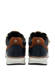 Lotus Blue Casual Zip Up Trainers - Image 3 of 4