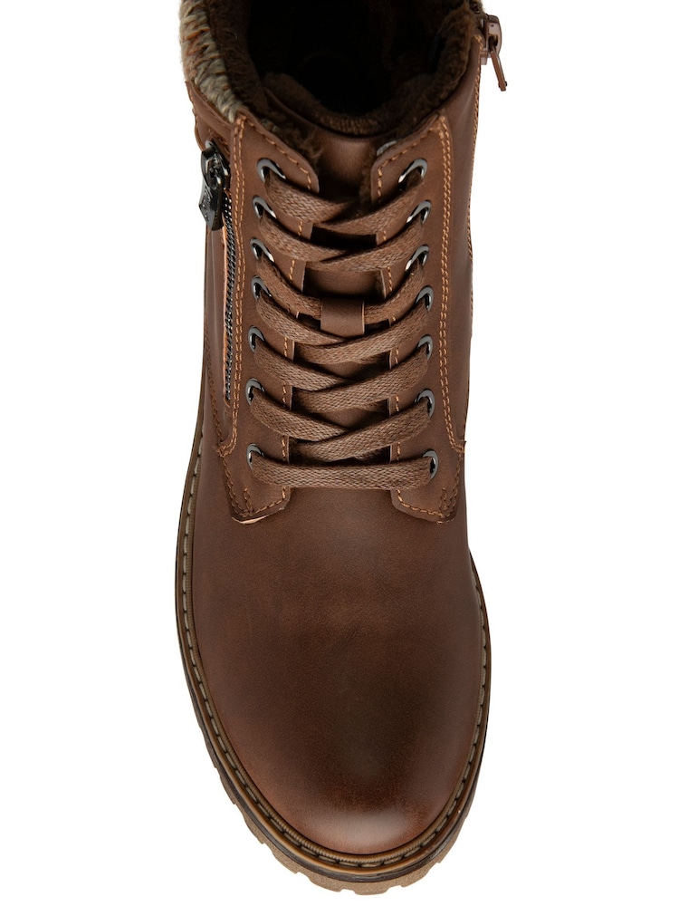 Botas de cano curto impermeáveis com zíper Lotus - Imagem 4 de 4
