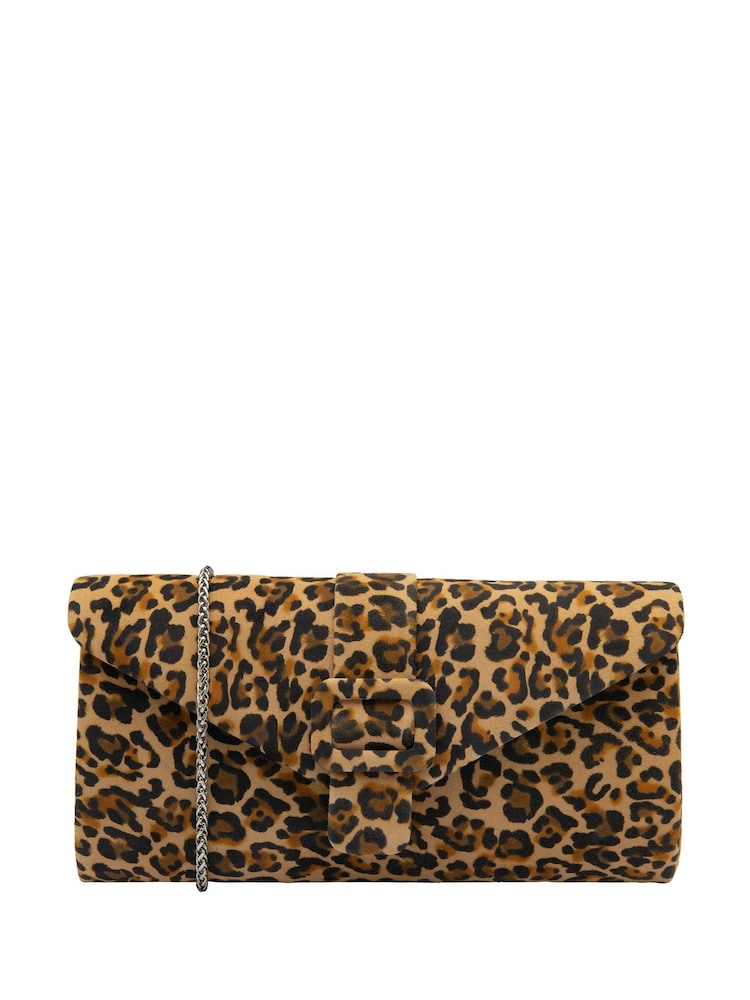 Lotus Animal Clutch Bag with Chain - Image 1 of 4 Lotus Animal Clutch Bag with Chain - Image 1 of 4