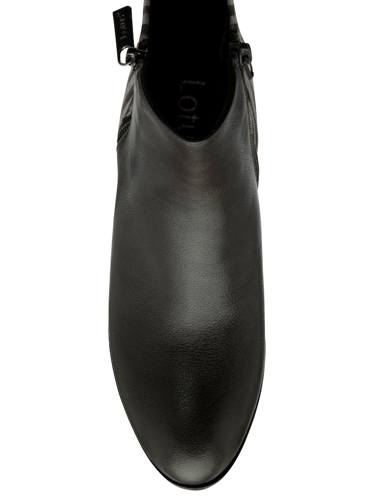 Lotus Grey Heeled Ankle Boots - Image 4 of 4 Lotus Grey Heeled Ankle Boots - Image 4 of 4