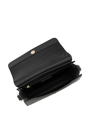 Lotus Black Leather Handbag - Image 3 of 4