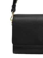 Lotus Black Leather Handbag - Image 4 of 4