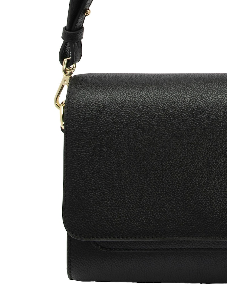 Lotus Black Leather Handbag - Image 4 of 4