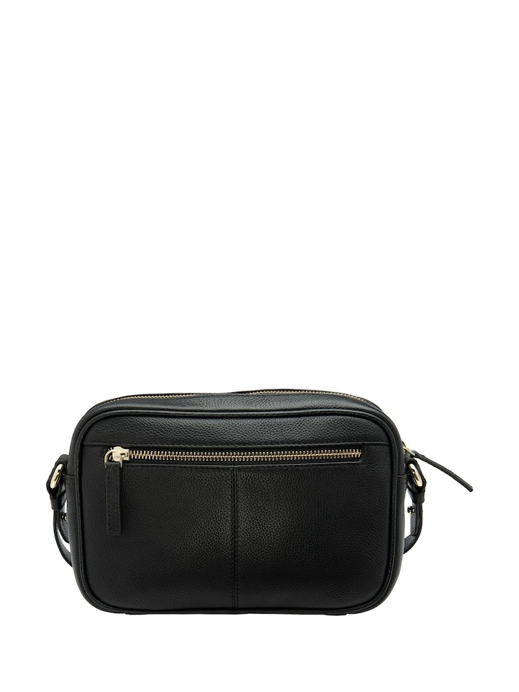 Lotus Black Leather Handbag - Image 2 of 4