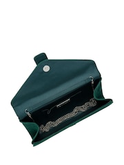 Lotus Green Clutch Bag with Chain - Image 4 of 4