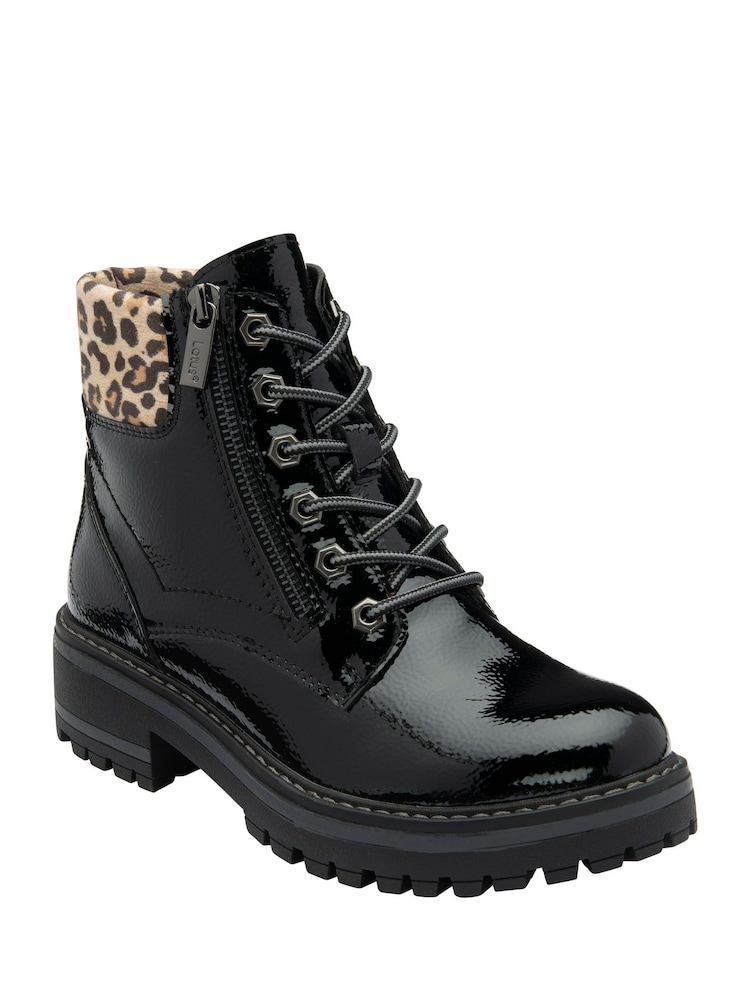 Botas de cano curto Lotus com zíper - Imagem 1 de 4