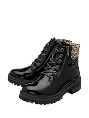 Botas de cano curto Lotus com zíper - Imagem 2 de 4