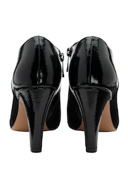 Lotus Black Stiletto Heel Shoe Boots - Image 3 of 4