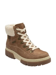 Lotus Brown Waterproof Zip-Up Ankle Boots - Image 1 of 4