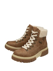 Lotus Brown Waterproof Zip-Up Ankle Boots - Image 2 of 4