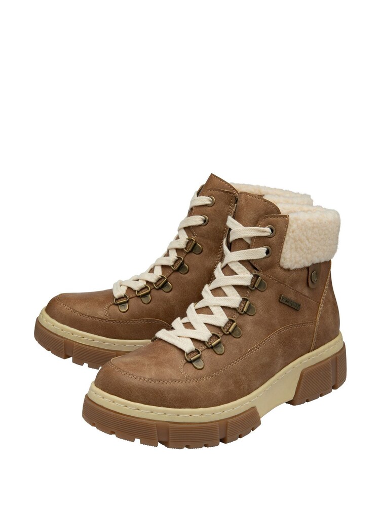 Lotus Brown Waterproof Zip-Up Ankle Boots - Image 2 of 4