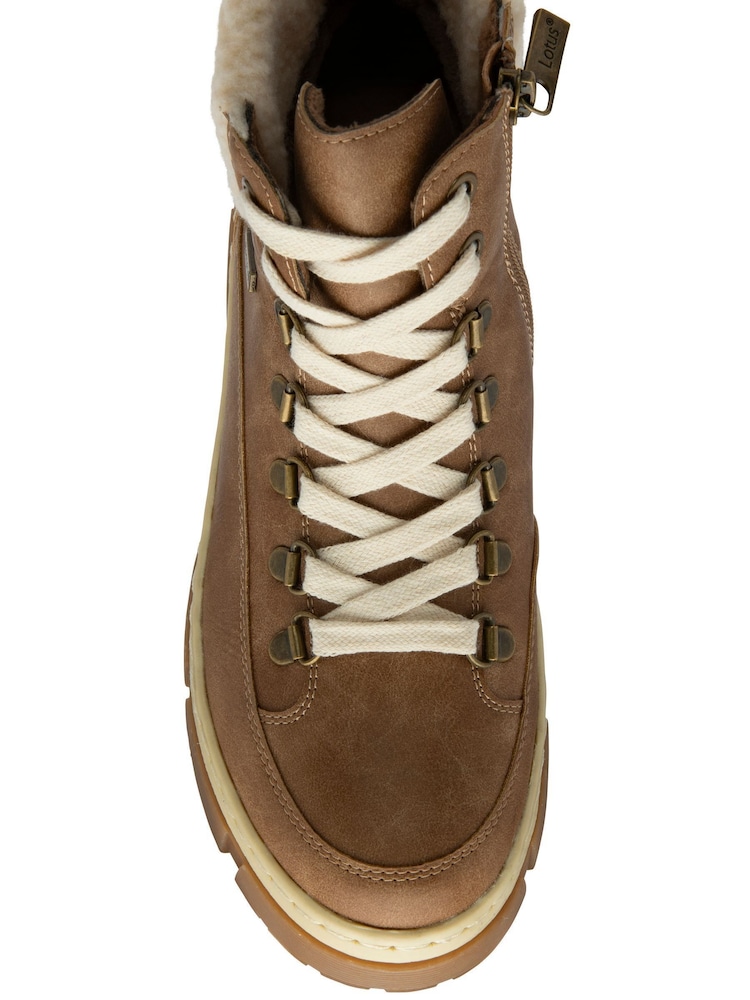 Lotus Brown Waterproof Zip-Up Ankle Boots - Image 4 of 4 Lotus Brown Waterproof Zip-Up Ankle Boots - Image 4 of 4