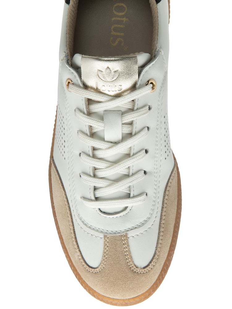 Lotus Natural Leather Trainers - Image 4 of 4