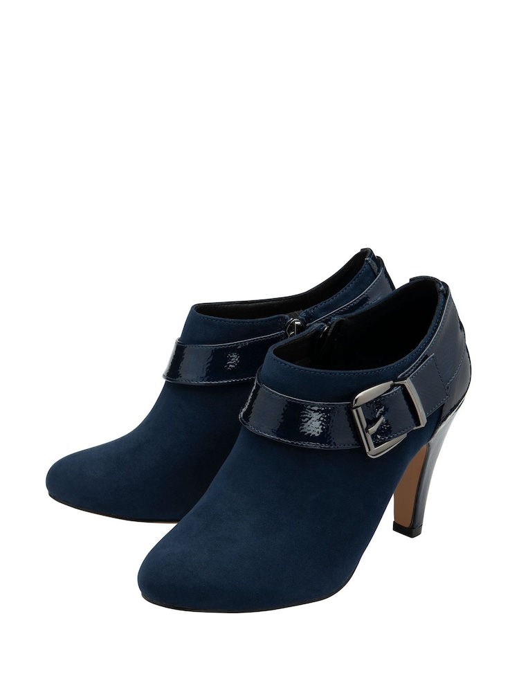 Lotus Blue Heeled Shoe Boots - Image 2 of 4 Lotus Blue Heeled Shoe Boots - Image 2 of 4