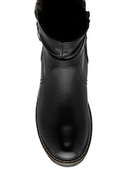 Lotus Black Zip-Up Ankle Boots - Image 4 of 4